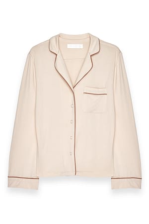 Cream Soft Pyjama Shirt