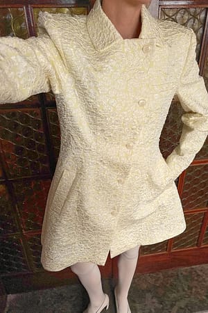Butter Structured A-Lined Mini Dress