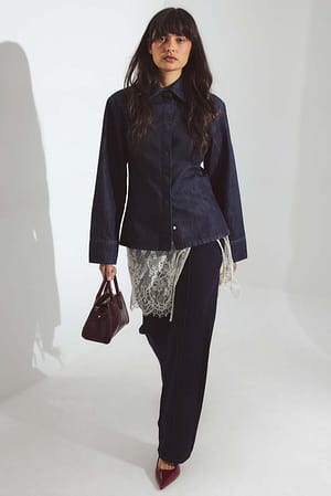 Rinse Wash Camisa vaquera entallada