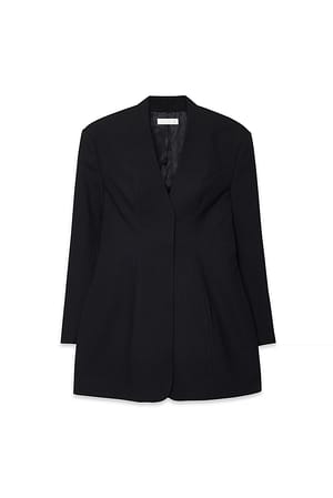 Black Skräddarsydd sculpted blazer-miniklänning