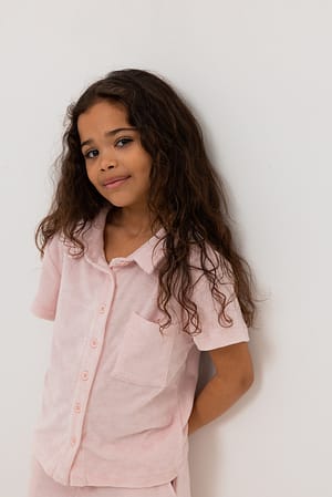 Pink Shirt van badstof