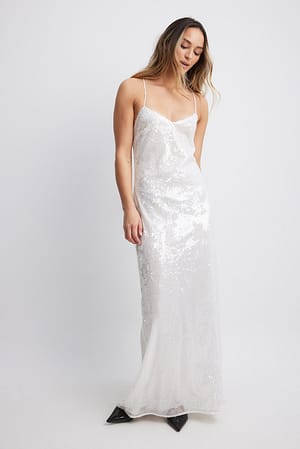 Transparent Sequins Dress
