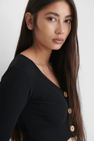 Black Crop Top