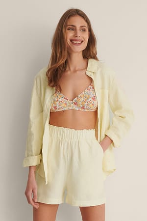 Beige Miranda Shorts