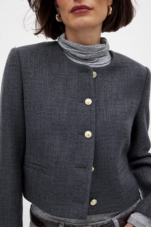 Grey Tweed Jacket