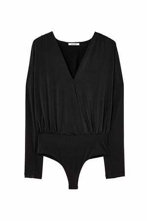 Black V-Neck Jersey Body