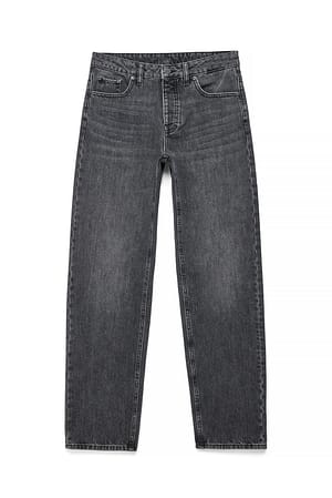 Grey Way gerade Jeans mit mittlerer Taille