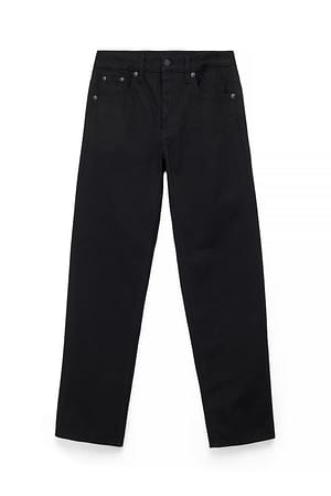 Black Way midje rett jeans