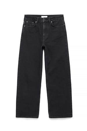 Black Yard høytlivs jeans med ankel