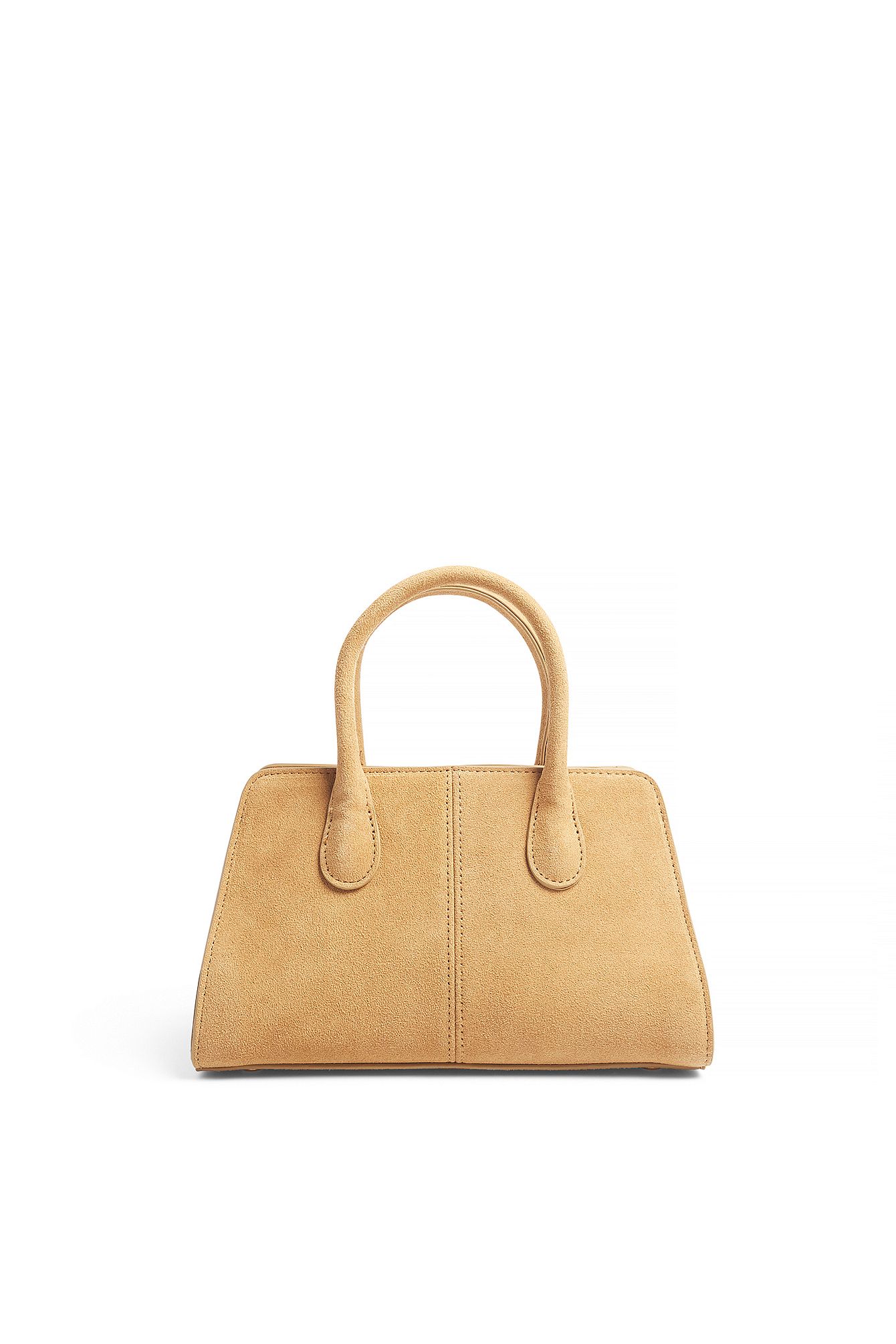Tan Mini Suede Tote Bag