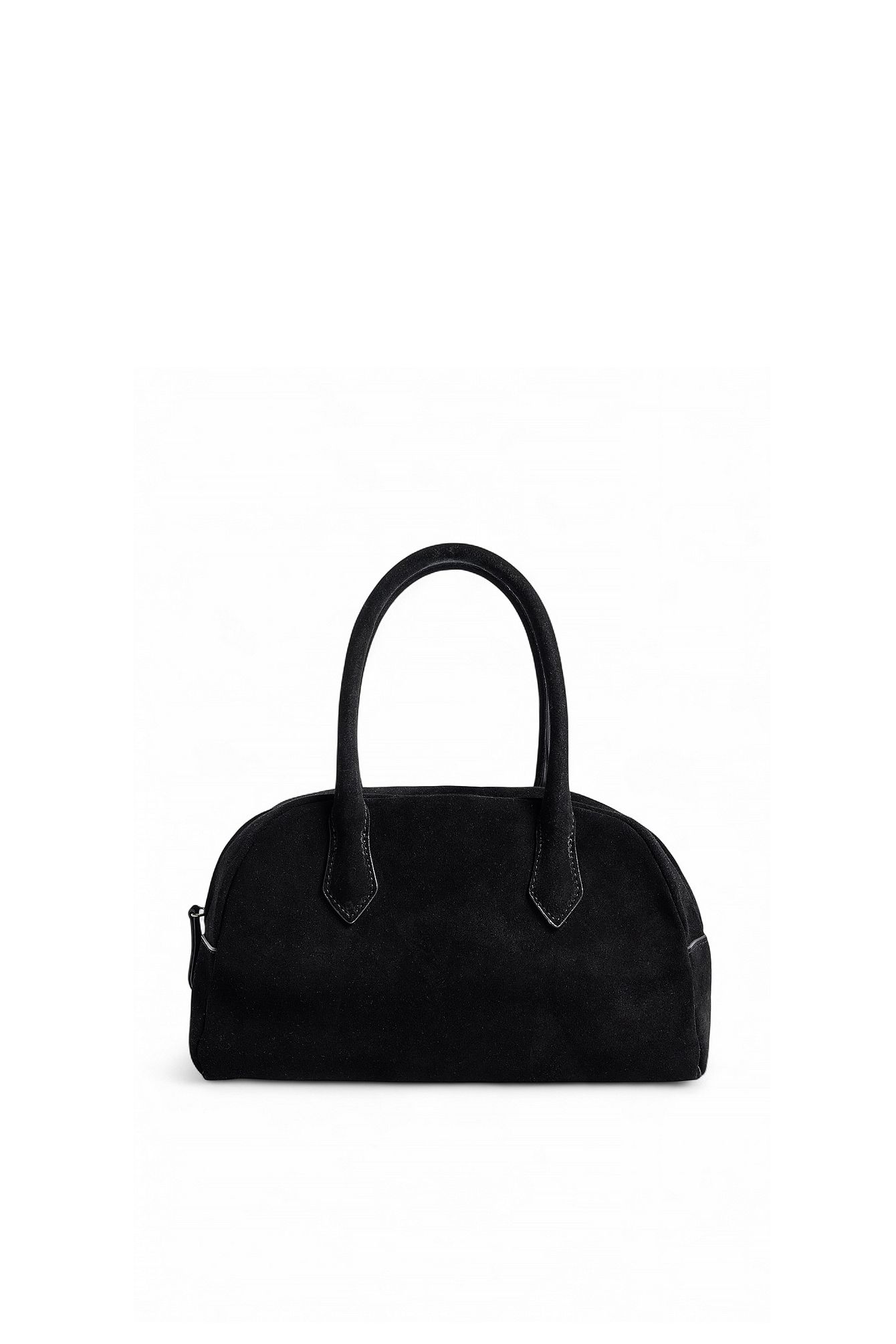 Black Suede Handbag