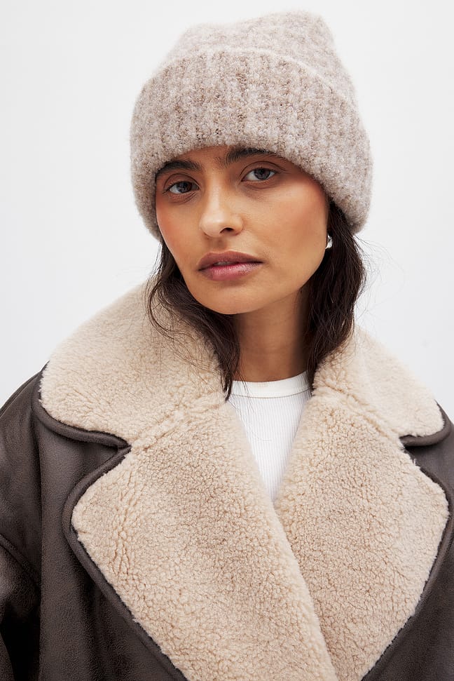 Beige Beanie