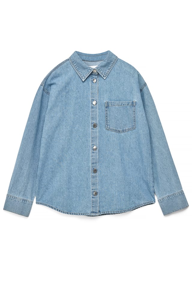 Light Blue Denim-Shirt