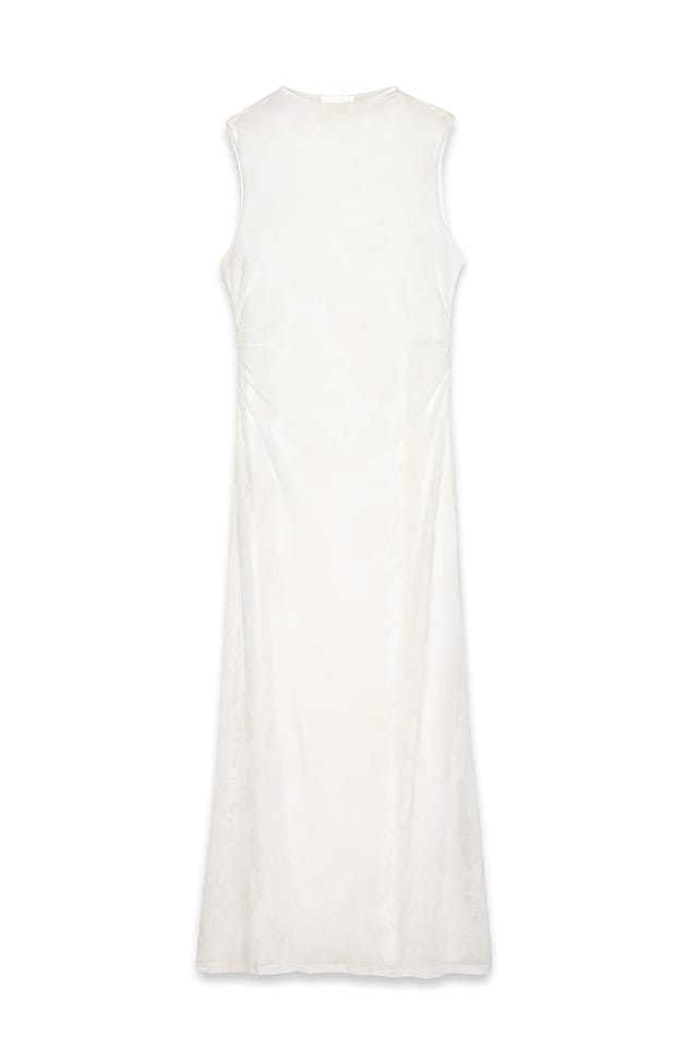 Offwhite Burn Out Midikleid