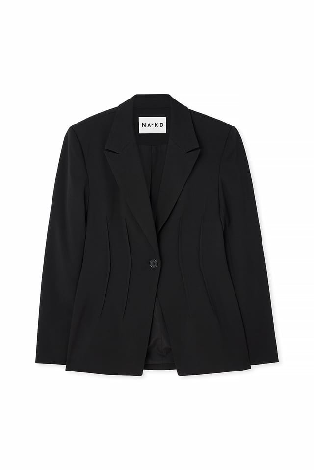Black Figursydd blazer