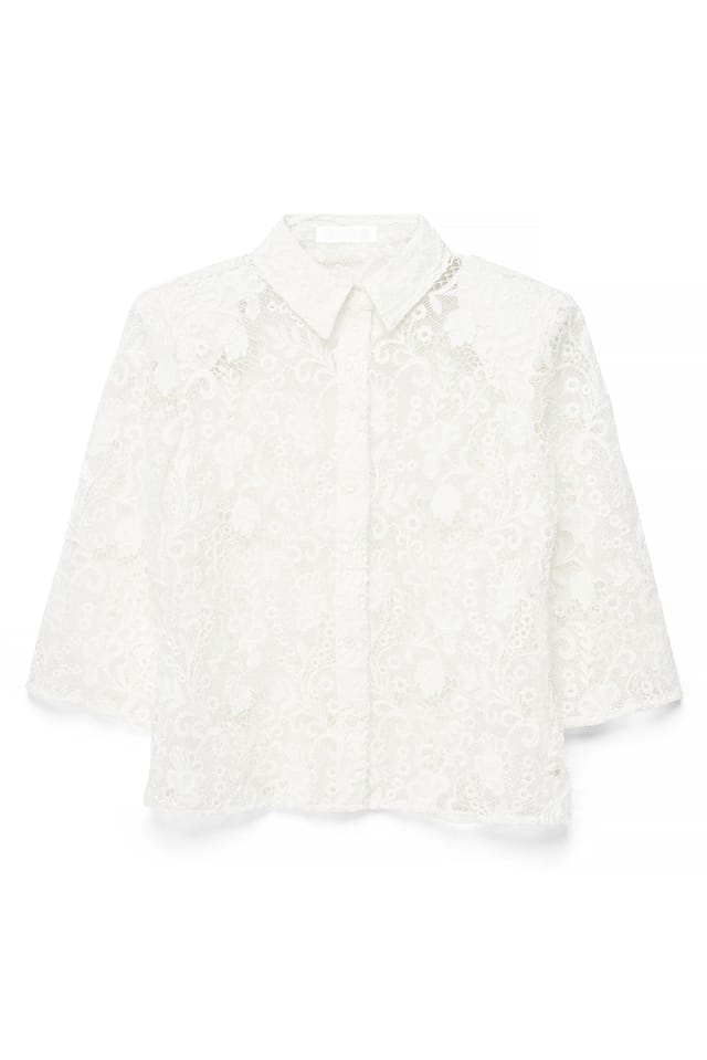 White Top con detalle de encaje