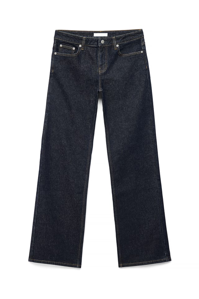 Rinse Wash Lane jeans met lage taille