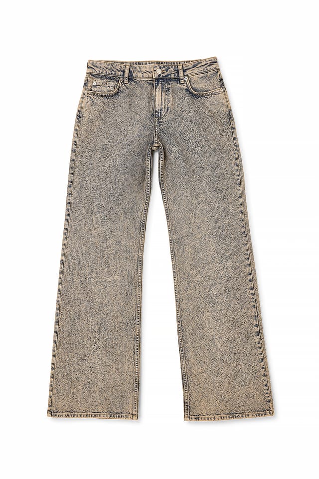Vintage Wash Low Waist Jeans