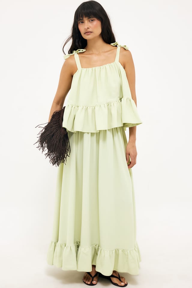 Sage Green Maxirock