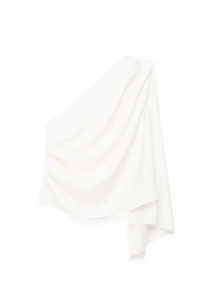 White Topp med en skulder