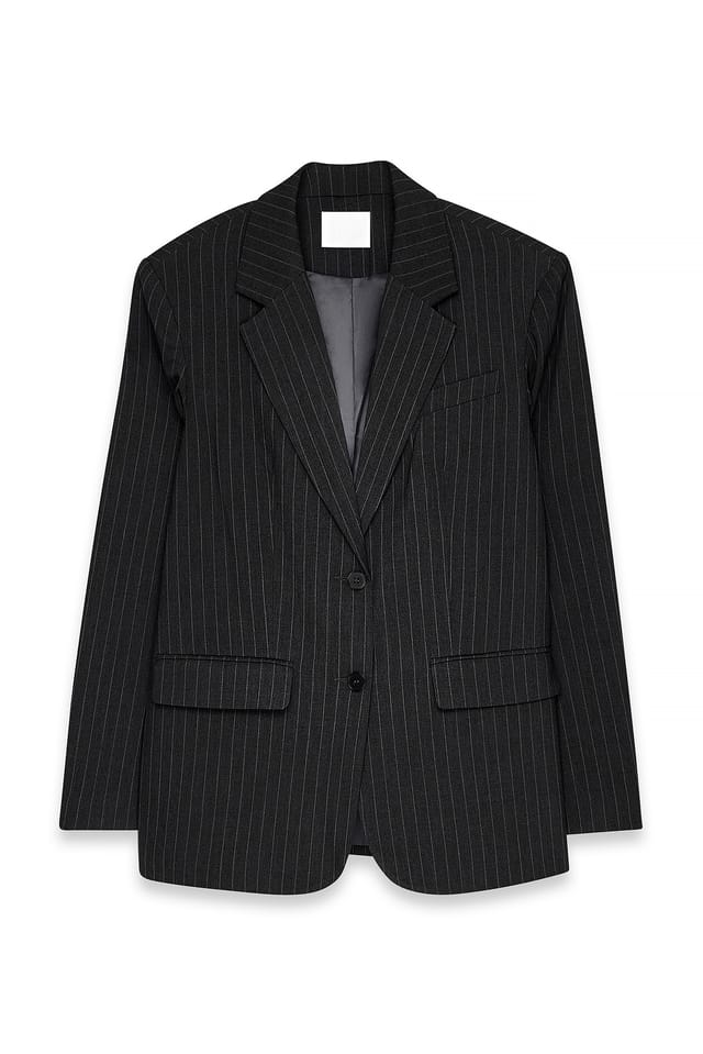Stripe Oversized randig blazer