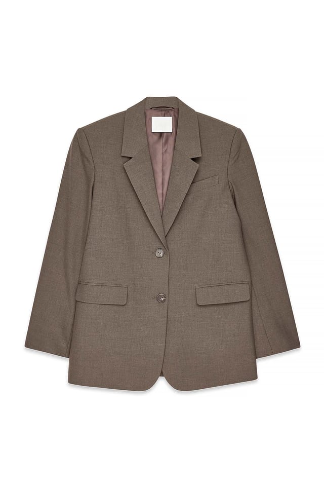Brown Oversized Blazer