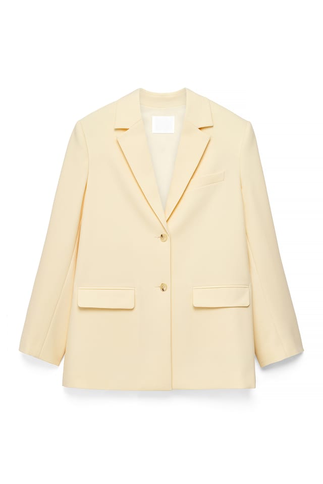 Vanilla Oversize-Blazer mit offenem Rücken