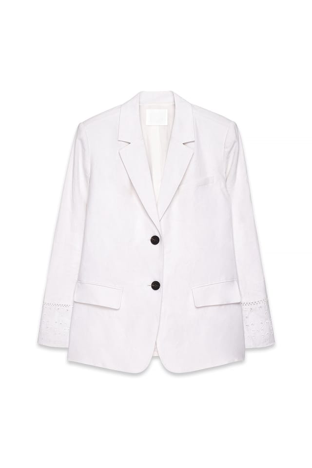 White Regular Blazer