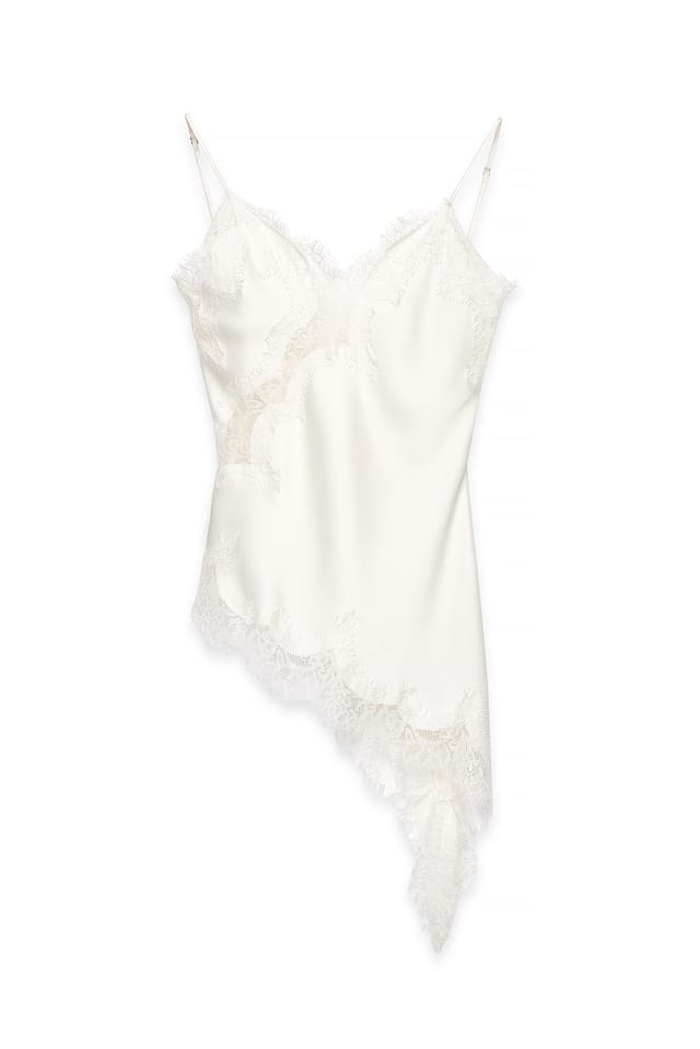 Cream Scallop Lace Singlet