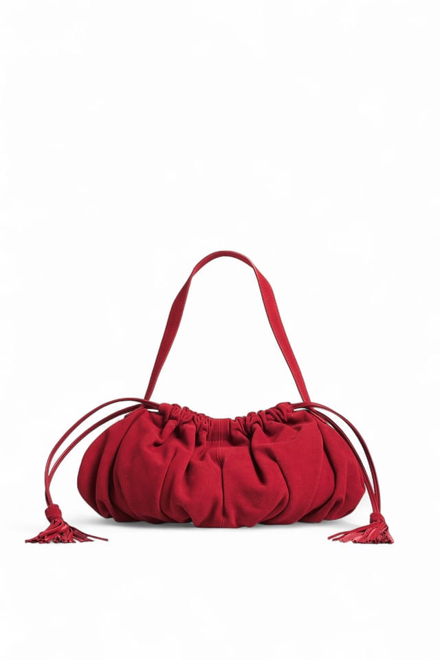 Red Suede Bag
