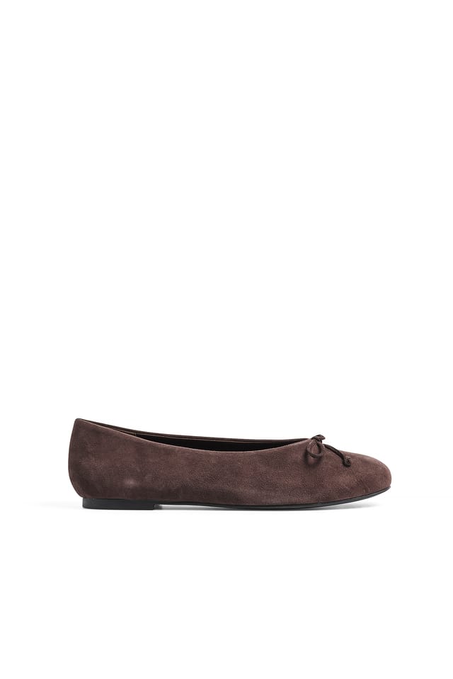 DK Brown Suede Ballerina