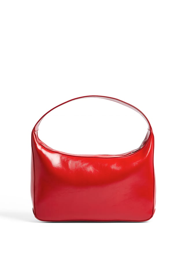 Red Handtasche mit breiten Trägern