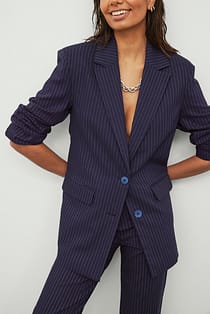 Blazer mit Schulterpolstern