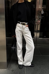 Structured Detail Denim
