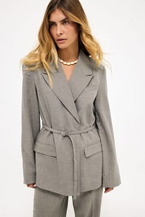 Belted Regular Blazer