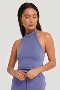 Halterneck Cropped Singlet
