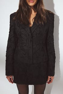 Getailleerde gestructureerde blazer