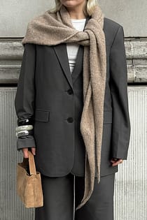 Oversized melerad blazer