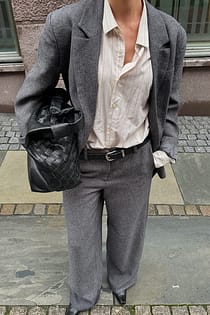 Maxi-Oversize-Blazer in Strukturoptik