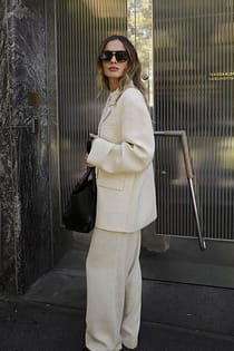 Maxi oversized struktureret blazer