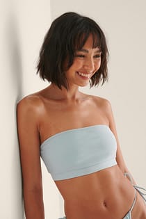 Recyceltes Bandeau-Bikini-Oberteil
