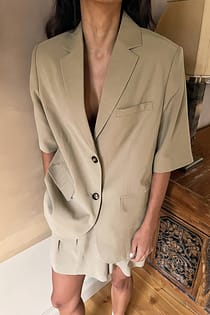 Short Sleeve Blazer