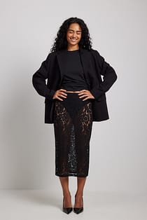 Lace Midi Skirt
