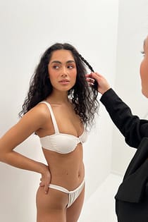 Recycled Gathered Balconette Bikini Top