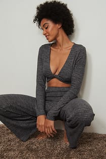 Brushed Straight Leg Pants
