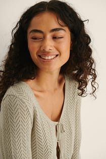 Gehäkelter Strickpullover
