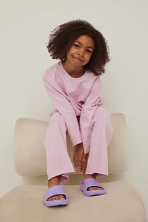 Organisches Sweatshirt mit ungenähtem Saum