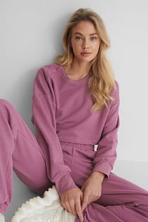 Organic Cropped Sweatshirt