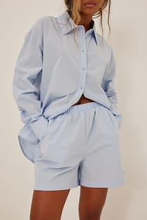 Ekologiska oversize shorts