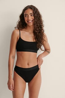 Ribbed Cotton Brief